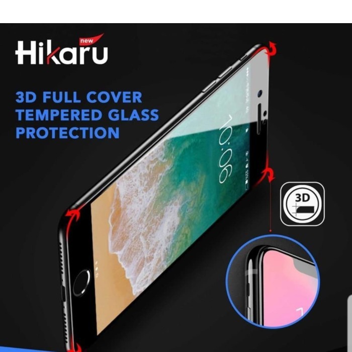 Tempered Glass iPhone 13 Pro Max / 13 Pro / iPhone 13 full Cover Hikaru indoscreen full set