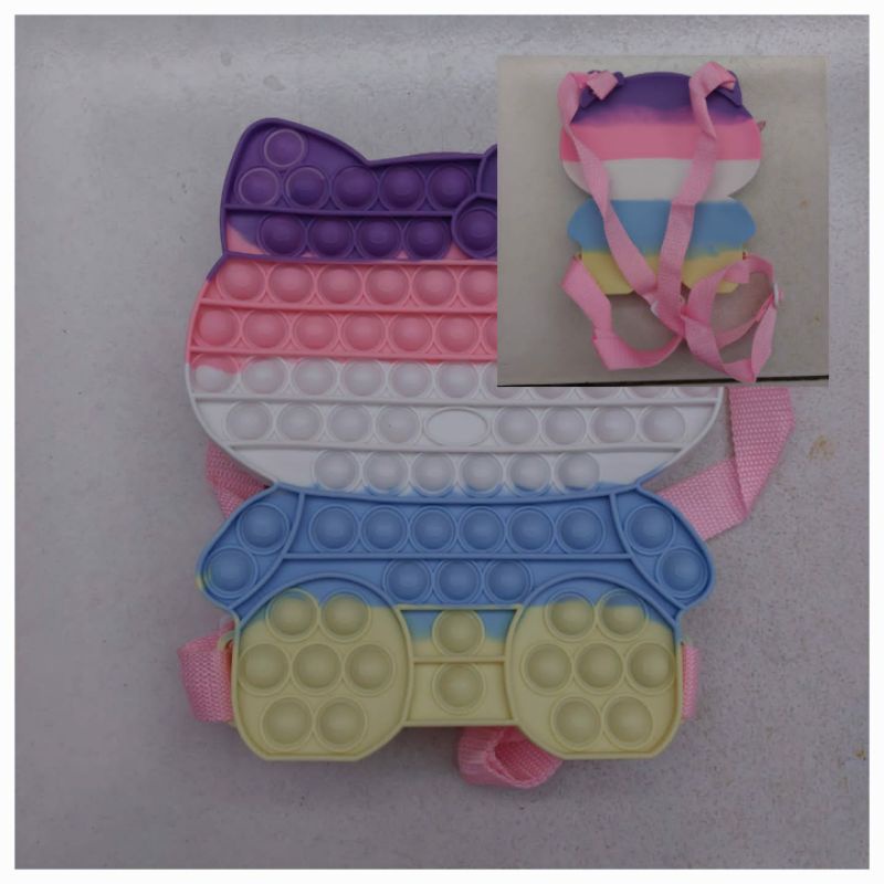 tas selempang pop it anak2/ransel pop it