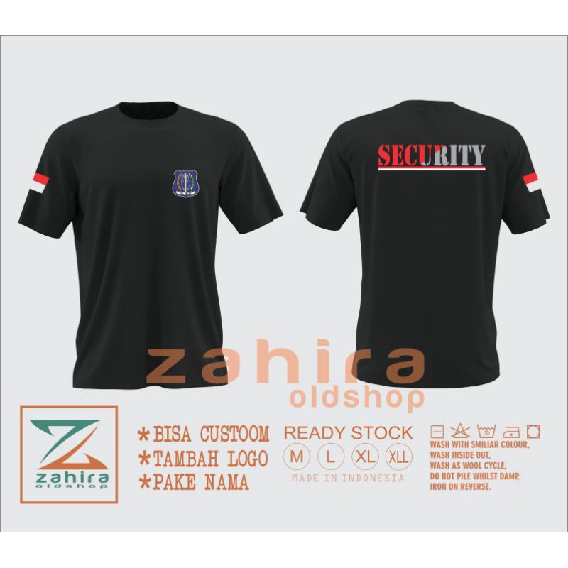 KAOS SECURITY ATASAN SECURITY BAJU SECURITY