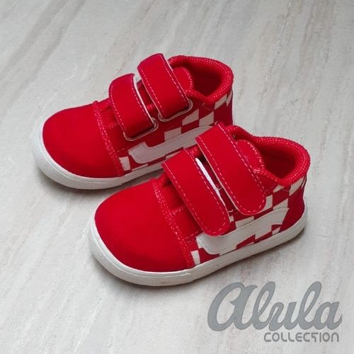 Sepatu anak laki laki motif catur vns sepatu anak sneaker murah dan terbaru