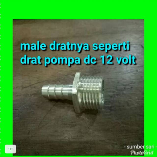 drat 18mm sama dengan drat pompa air dc 12 volt