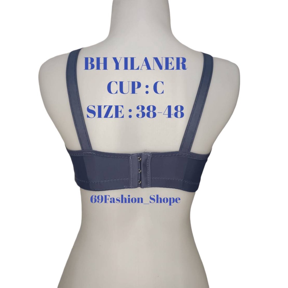 BRA IMPORT YILANER ORI BAHAN PREMIUM SOFT BEST SELLER CUP C (BESAR) KAIT 3 TALI LEBAR BRA NON KAWAT CUP BESAR IMPORT