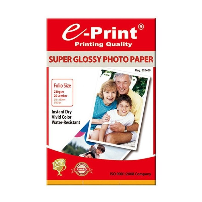 

(DISKON TERMURAH) Super Glossy Photo paper folio / F4