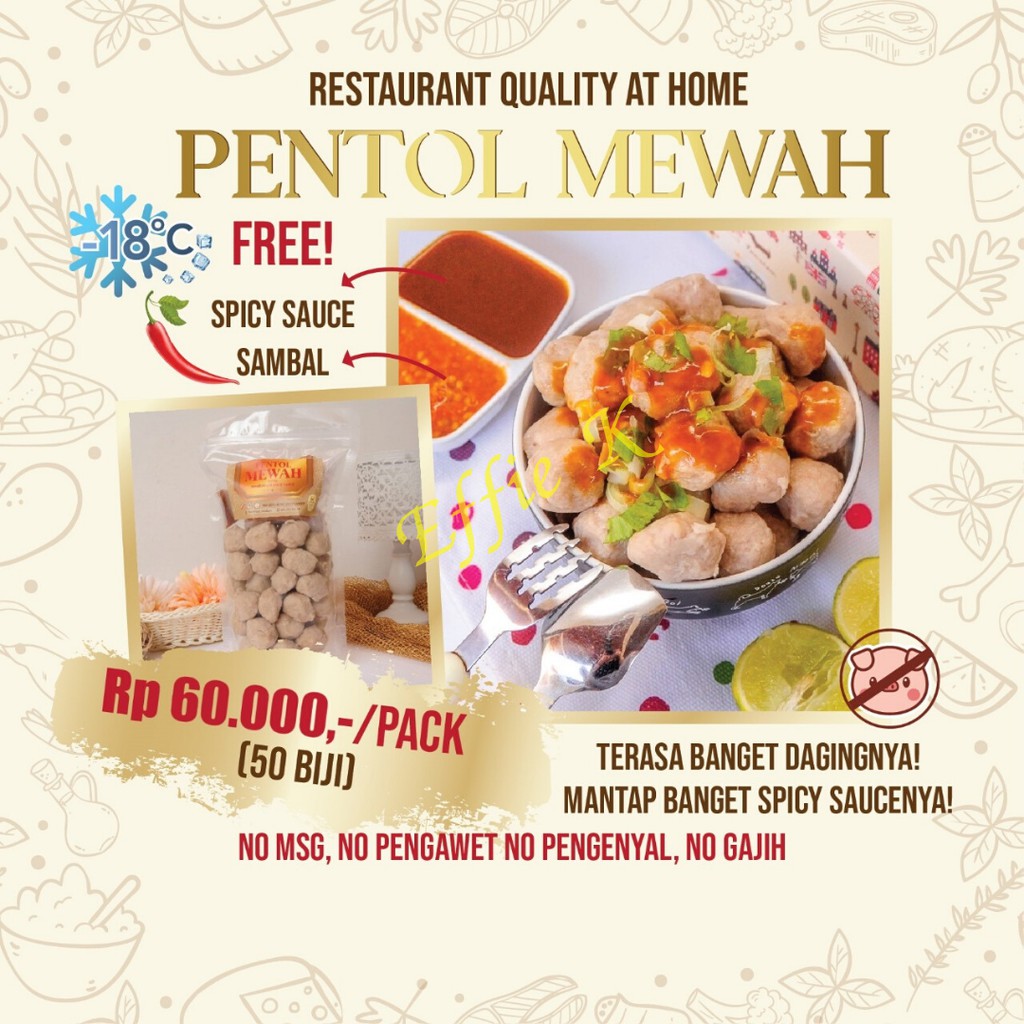 

Pentol Frozen Mewah (ala Madam Chang)