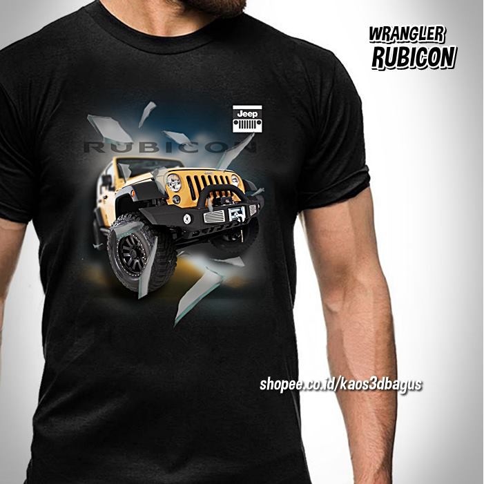  Kaos  JEEP RUBICON Offroad INDONESIA Kaos  Mobil WRANGLER  