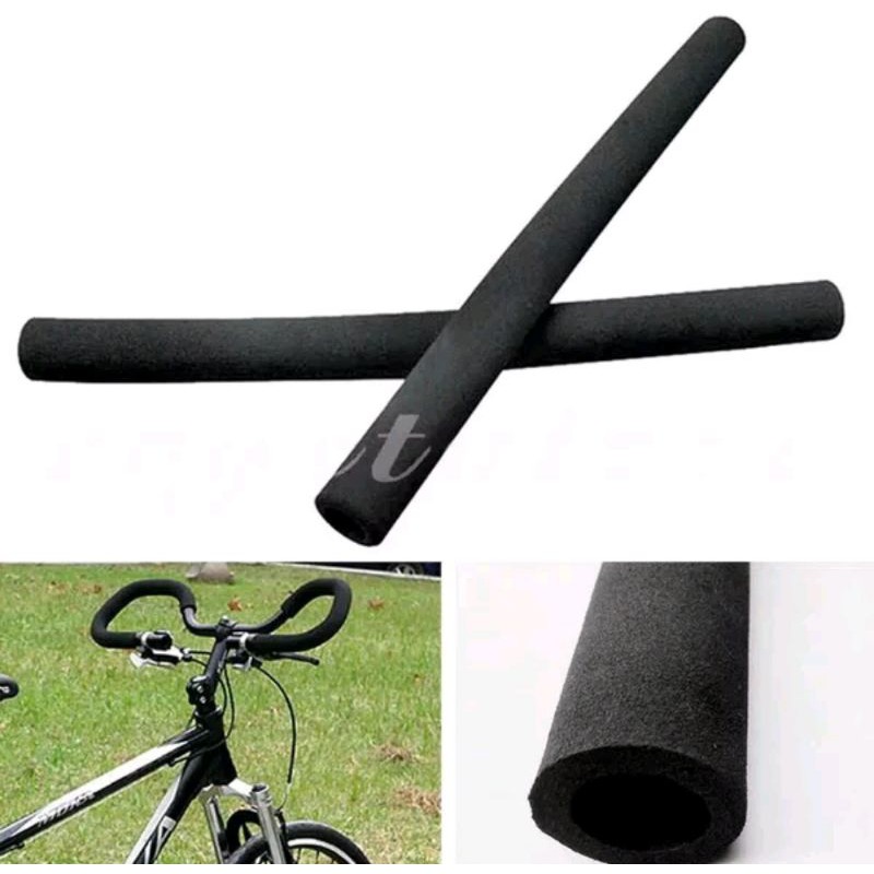 Busa handlebar stang hand grip panjang handgrip untuk stang touring balap mtb Seli Sepeda Lipat