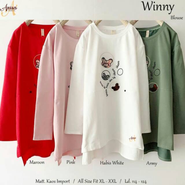 Blouse Winny atasan wanita bisa XXL