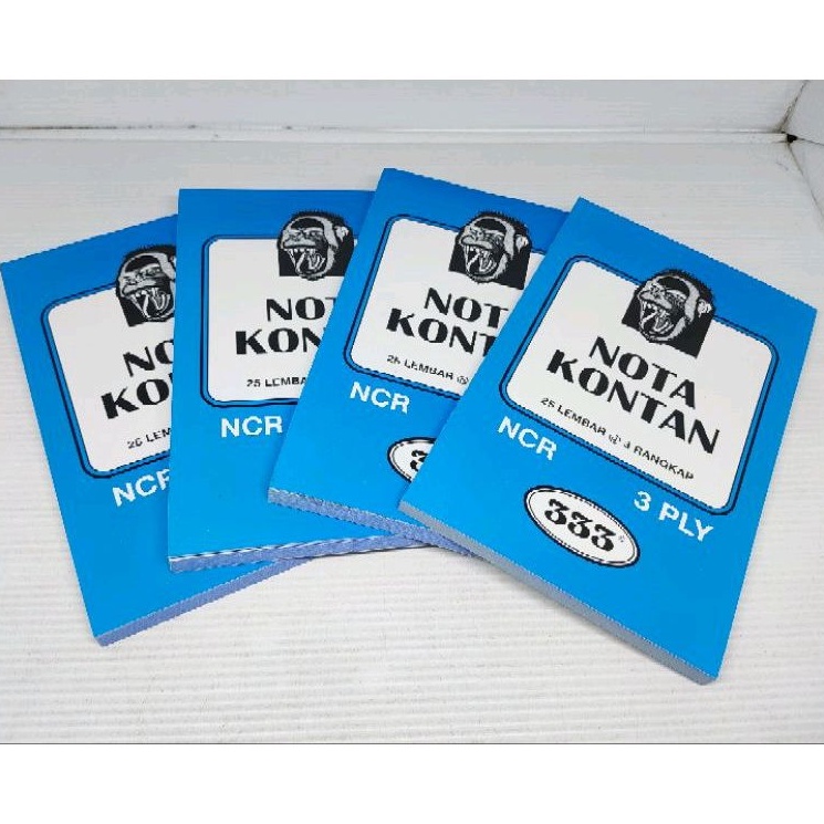 

nota kontan 333 kecil isi 25 lembar