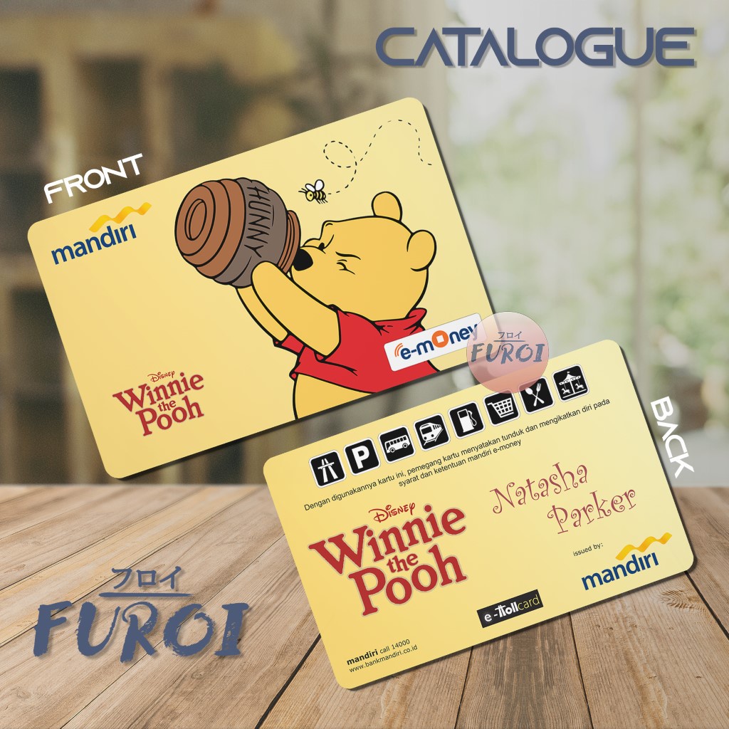 Custom Flazz BCA | Custom Emoney Mandiri | Peeking Pooh