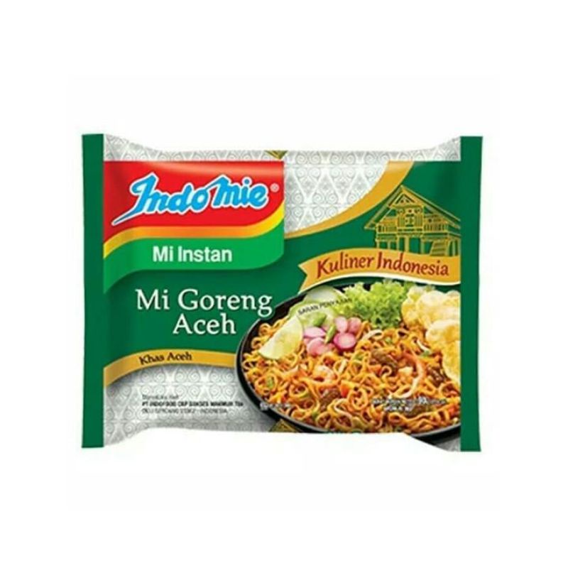 

Mi Instan Indomie Varian Kuliner Indonesia Mi Goreng Aceh Mie Instant Sarimi