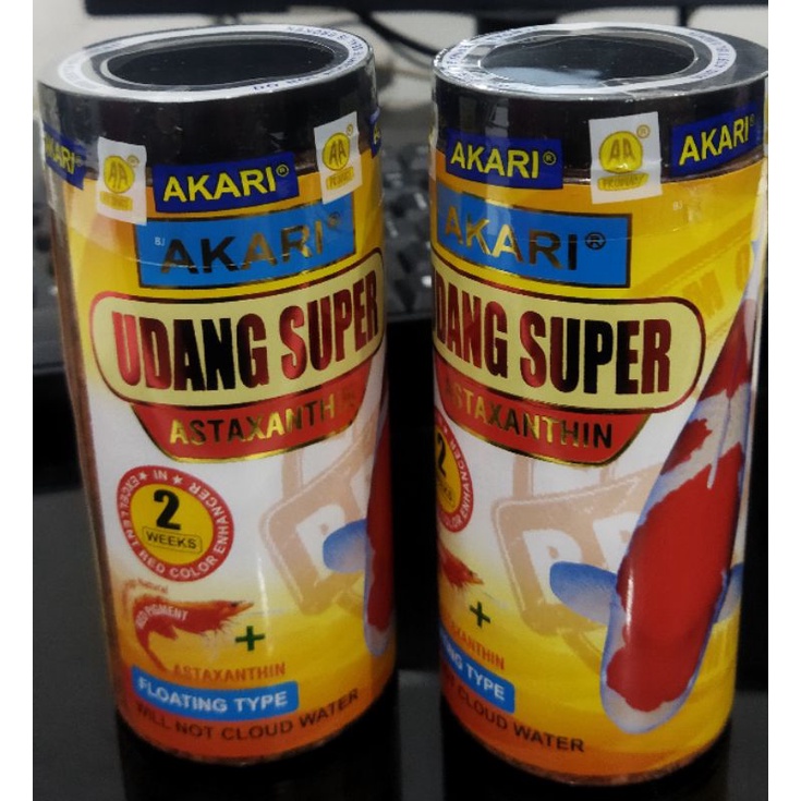 Makanan ikan arwana louhan AKARI AA UDANG SUPER 40gr