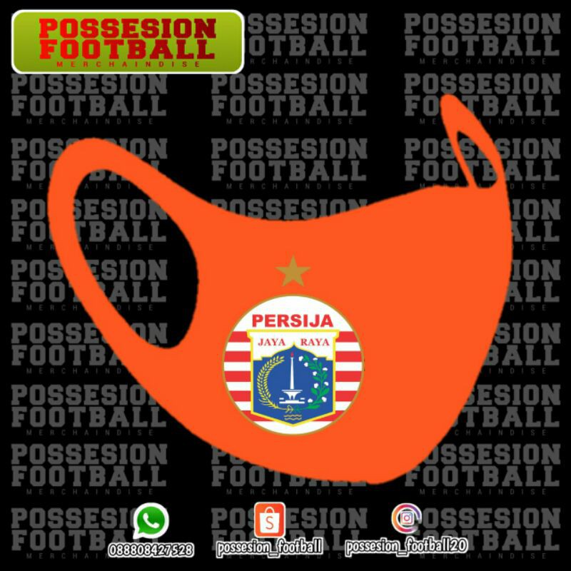 Masker Scuba Persija Oren