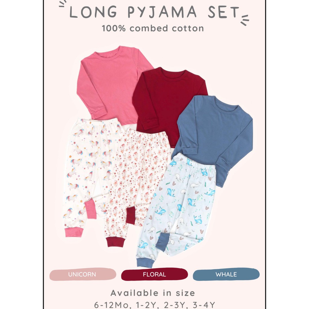 Ardenleon Long Pyjama Set / Piyama Anak Bayi