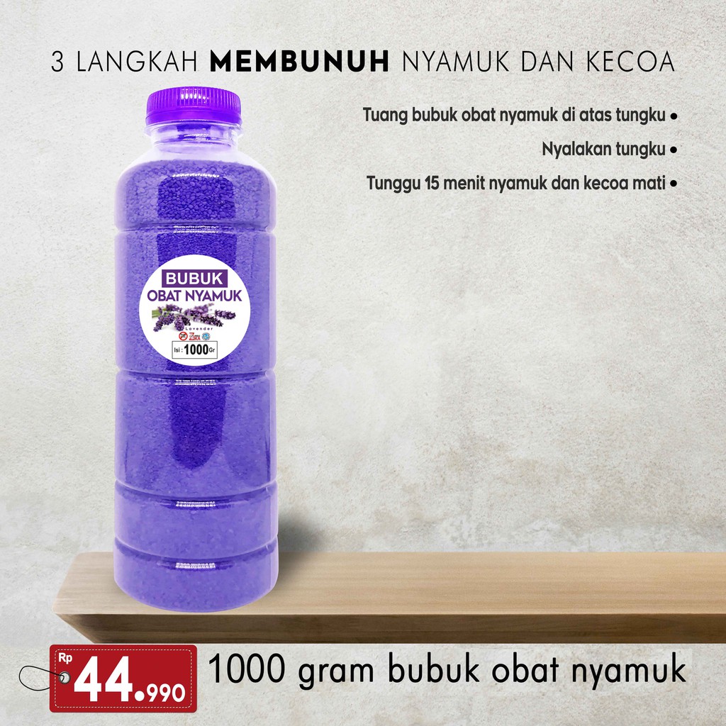 OBAT NYAMUK AMPUH !!! 1 BOTOL BUBUK 1000GR / ANTI NYAMUK / PASIR MAGIC / PASIR AJAIB / BUBUK NYAMUK