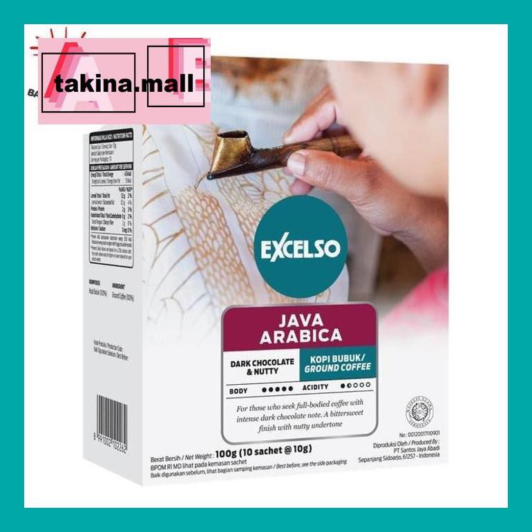 

Koptakk0 Excelso Java Arabica - Folding Box (10 Sch X 10Gr) Tak05Sc
