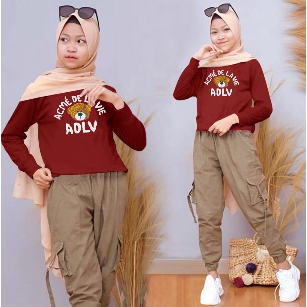 Setelan Baju Anak Perempuan Terbaru 2022 Umur 9 10 11 12 13 Tahun Baju Anak Gadis Stelan Pakaian Anak Cewek lucu Pesta Natal SET CAMERA KID Setelan baju anak remaja set anak tanggung perempuan Setelan camera anak