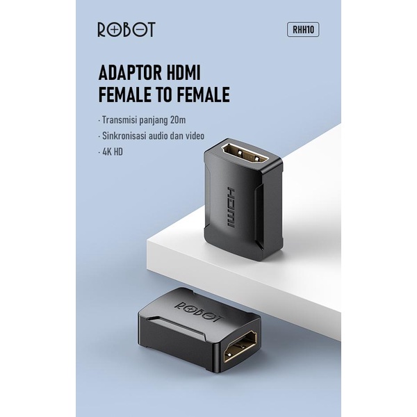 Robot RHH10 Konektor HDMI Female To Female Converter HDMI