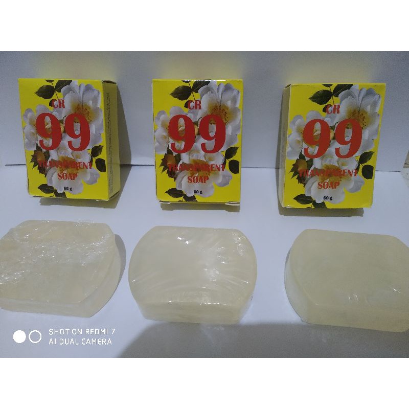 SABUN NATURAL 99 TRANSPARANT SOAP ORIGINAL // sabun batang natural 99 60g ori