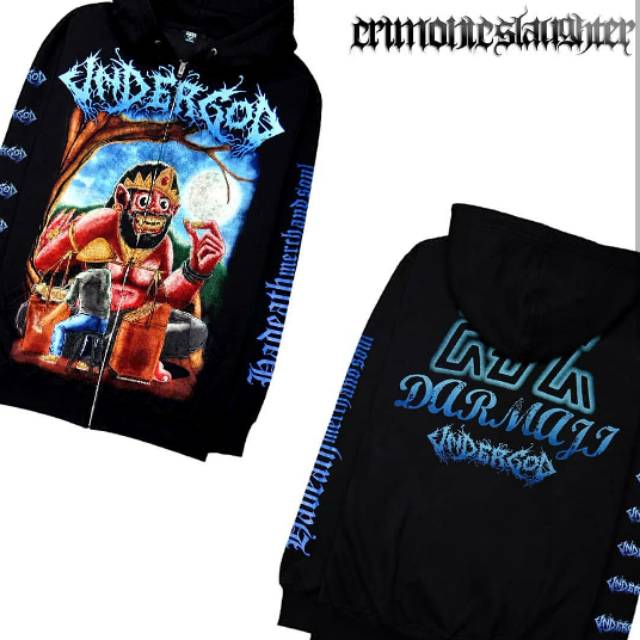 Zipper undergod (jaket metal undergod)