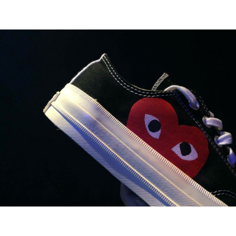 Converse x CDG play chuck 70 low top black