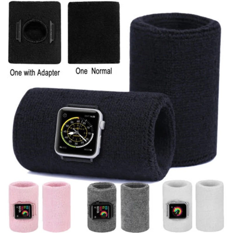 Wrist Band Sweatband for Apple Watch Tali Strap JamTangan Apple Watch iWatch 42mm Series 1/2/3