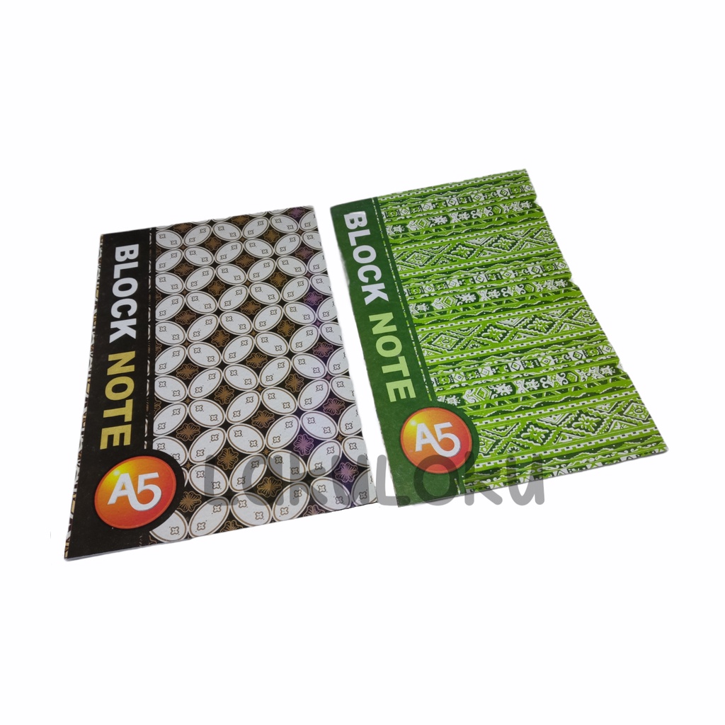 

Block Note / Notes Bergaris sampul Batik A5
