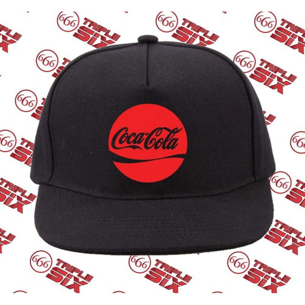 topi Snapback Cotton Coca cola