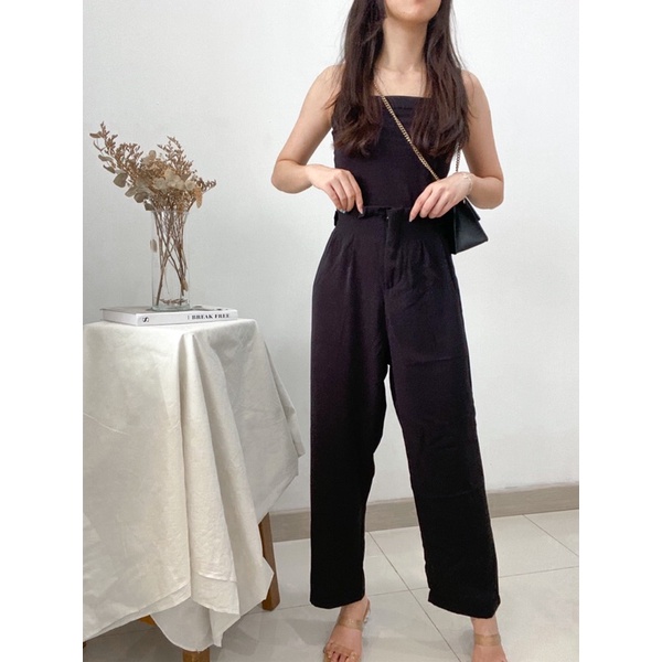 OCTA Basic Kulot Casual Pants Kerja Korea Straight Pants P4