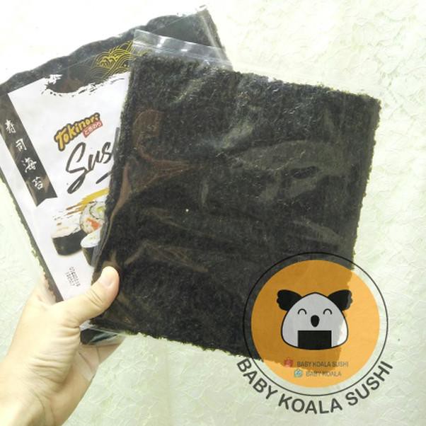 

HR6✶ TOKINORI Sushi Nori 10 S Halal │ Yakinori Lokal for Sushi Kimbab/ Gimbab │ Lembar Rumput Laut T