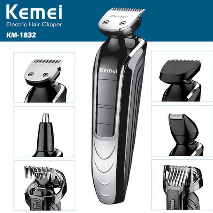 Portable Professional Broadcare Kemei Km 1832 5 In 1 Hair Clipper