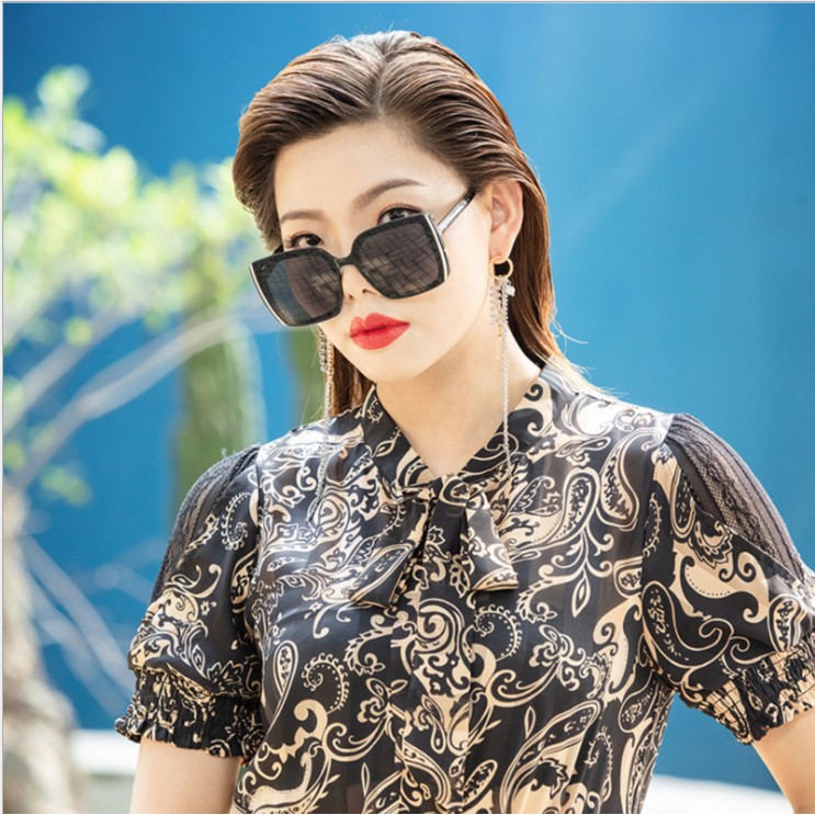 (COD) Kacamata Hitam Sunglass Kacamata Kotak Unisex Korean Fashion Sunglasses MALLSHOPPING