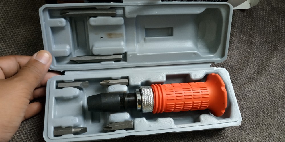 Obeng Ketok Putar Gg Karet Orange 7pcs