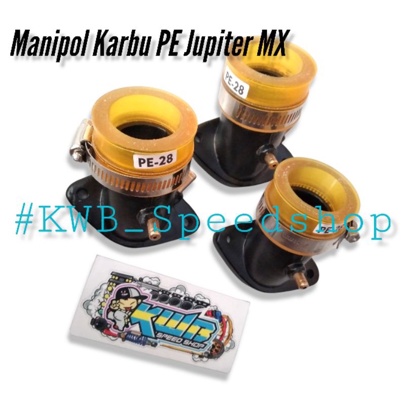 INTAKE MANIFOLD INTEK MANIFUL JUPITER MX PE28 PE 26 manifold jupiter MX UNTUK KARBU PE28 PE26 Intake Manifold set Yamaha Jupiter MX Old/New PE 26 PE 28 Intek Manipul PE 28 manifol Maniful Manipol Manipuld manipul manipold maniful insulator karburator