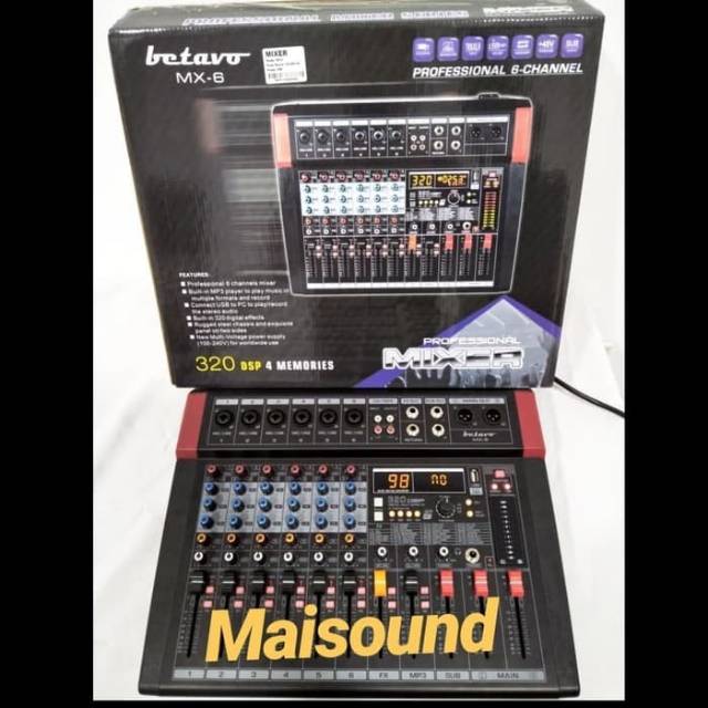 POWER MIXER BETAVO MX6 MIXER BETAVO MX 6