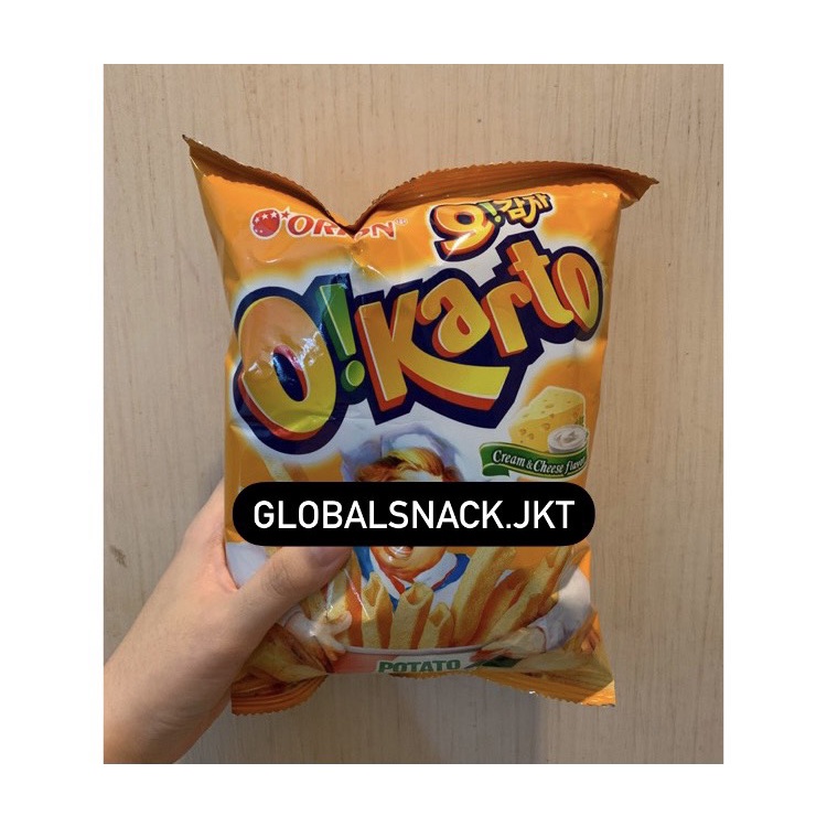 

ORION O’KARTO MAKANAN RINGAN RASA KENTANG CREAM AND CHEESE KOREA SNACK