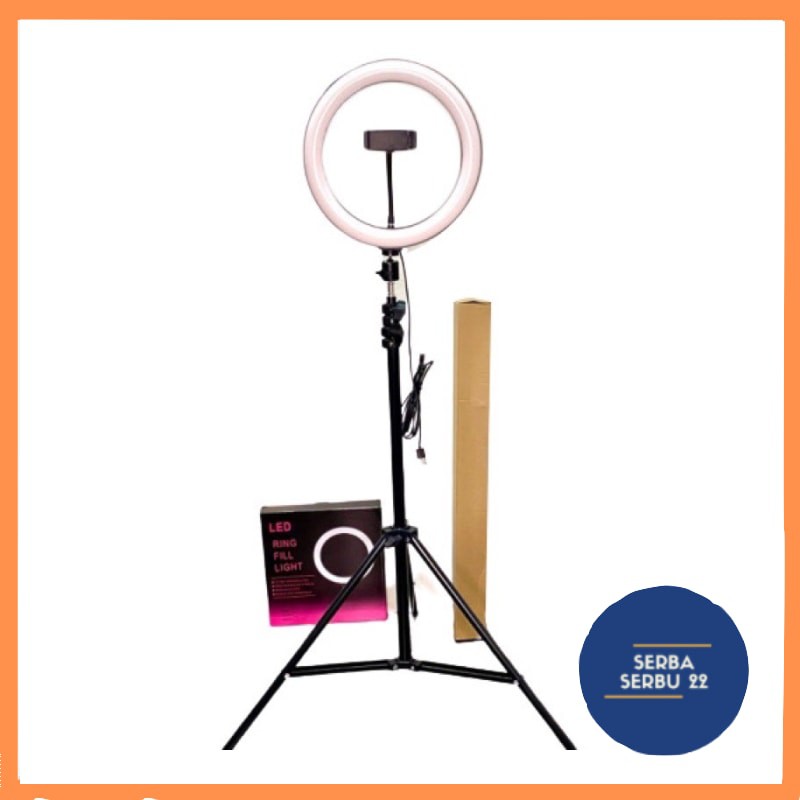 RingLight 26cm Untuk Live Streaming Vlogger Video LED dan Lampu LED Studio Foto