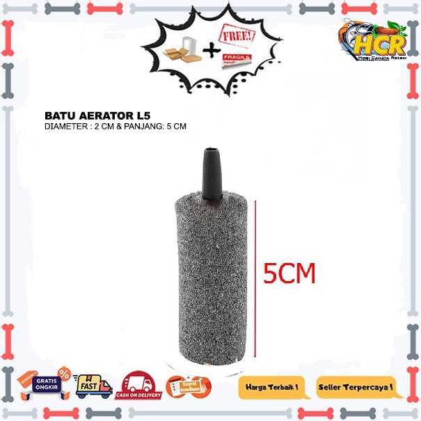 Batu Aerator L5 Airstone L5 Batu Aerasi 5 cm