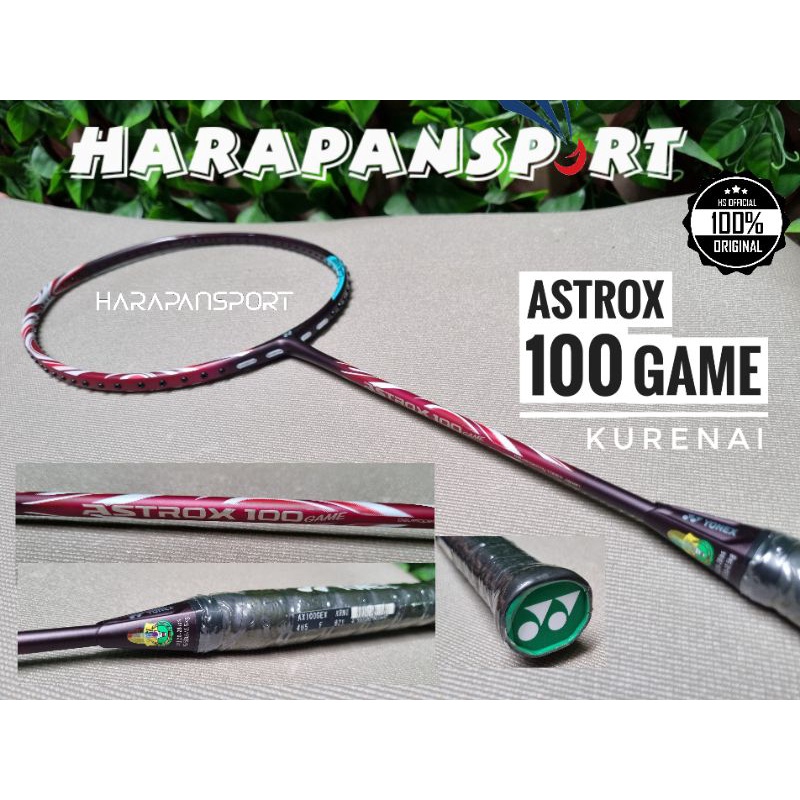 RAKET BADMINTON YONEX ASTROX 100 GAME ORIGINAL 100%