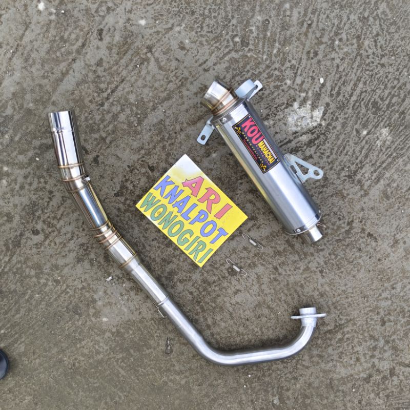 Knalpot KOU ala original Satria FU bass gahar bass adem knalpot KOU terlaris