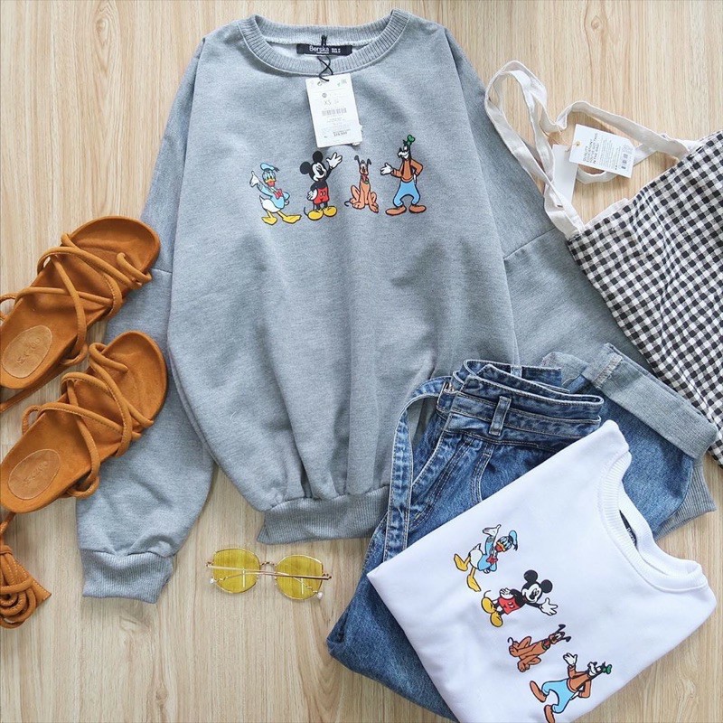 DISKON FRIEND MICKEY - sweater murah / sweater wanita / knitwear / knit sweater / sweater bigsize / jumbo