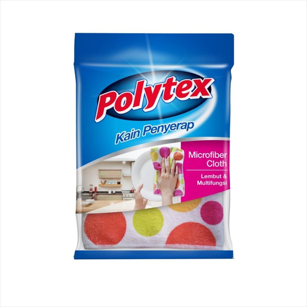 Polytex Lap Kain Penyerap Microfiber Cloth 32 x 32 CM