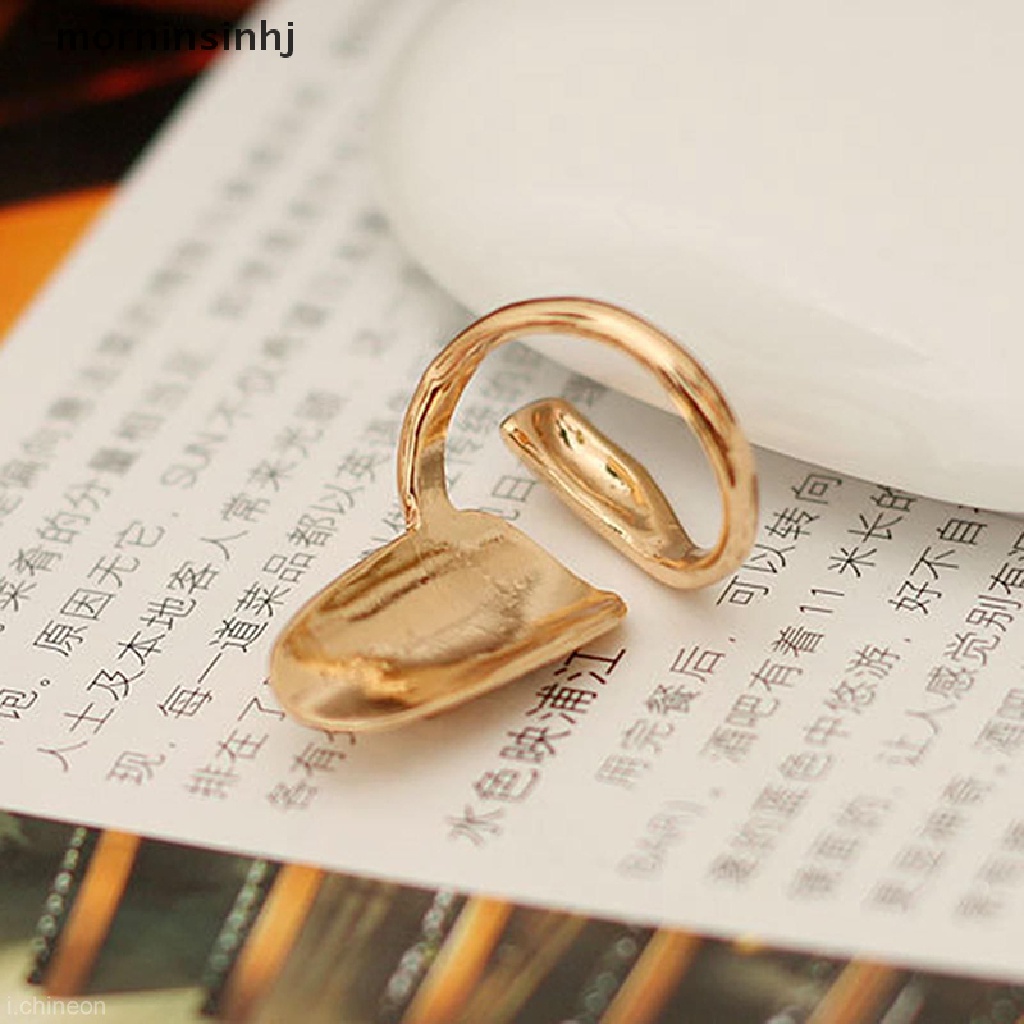 Mornin 1 Pc Cincin Model Capungbunga Hias Berlian Imitasi 2 Warna Untuk Wanita