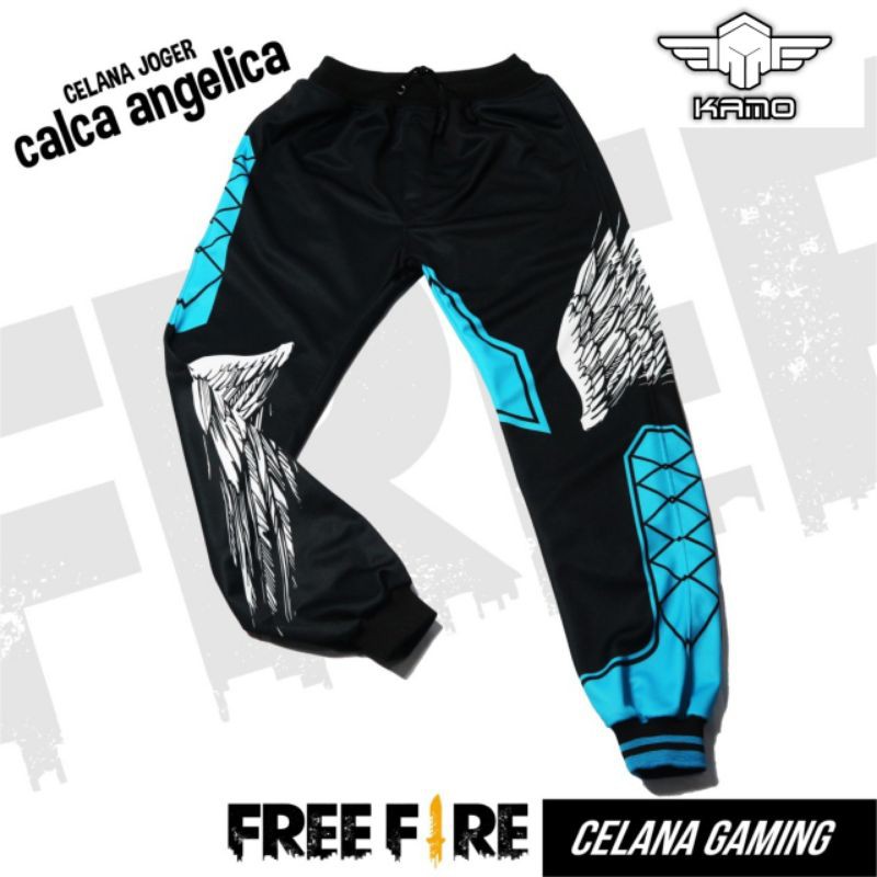 Celana ff Bnl Free Fire Gaming Pria Anak dan Dewasa Calca Angelica