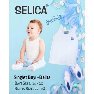 Singlet baby Bayi Anak Kaos Putih Selica untuk anak sd tk