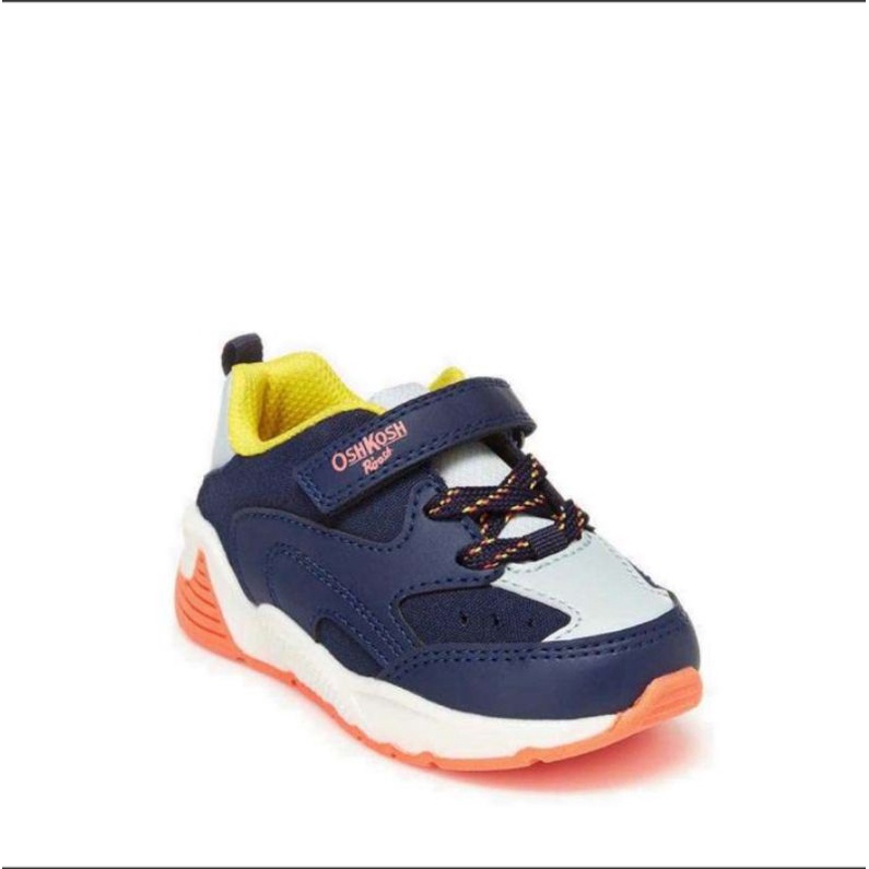 ORI Oshkosh Toddlers and Little Boys Alf Athletic Sneakers Sepatu Anak Laki Balita Original