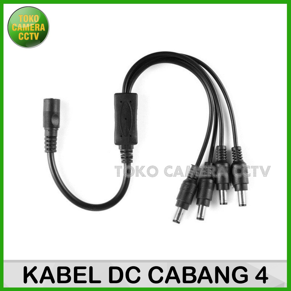 KABEL DC SPLITTER CABANG 4 JACK DC CABANG 4