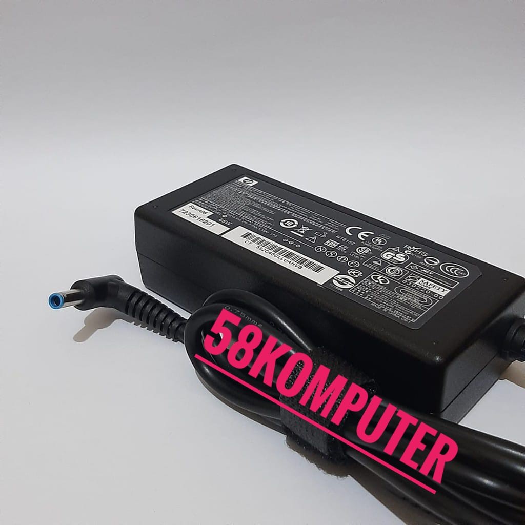 Adapter Charger Adaptor Laptop Hp Envy 17 6 14 Pavilion 15 H6y88aa H6y89aa H6y90aa Ppp009c 1030-G3 1040-G1 1040-G2 1040-G3 1040-G4 1040-G5 19.5v 3.33a 65w 4.5*3.0mm