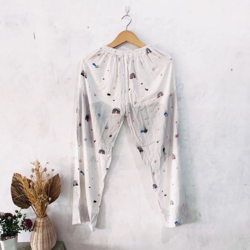 CELANA PANJANG RAYON RIJECT / CELANA KATUN RIJECT /CELANA TIDUR /KULOT RAYON / KULOT PANJANG-3