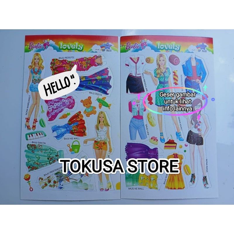 BP / BONGKAR PASANG KERTAS - SIZE KECIL (HARGA /1PCS)(MOTIF BISA BERUBAH - TIDAK SELALU SAMA DENGAN 