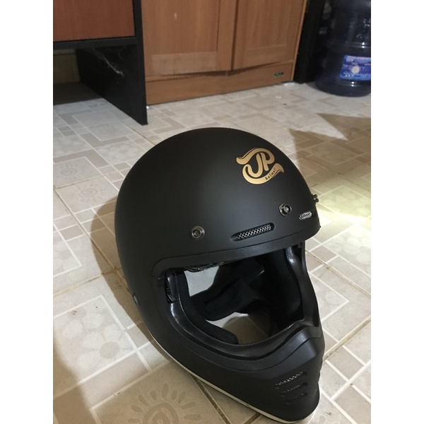 Jp Helmet Retro Black Duff